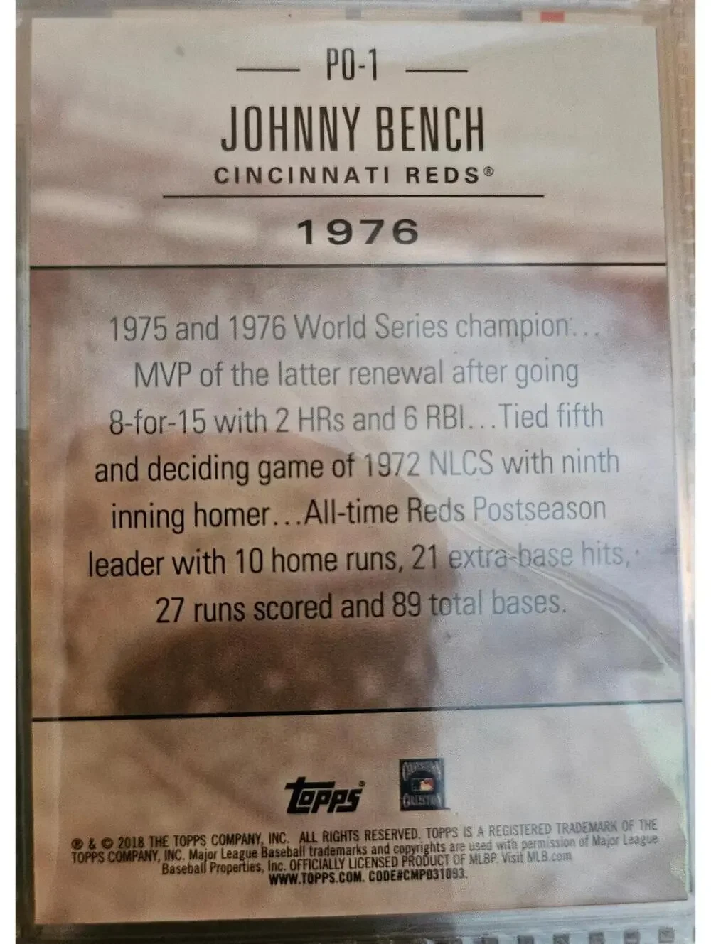 Topps update postseason #po
